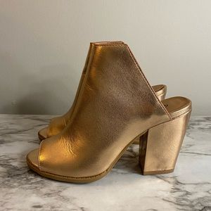 Rose Gold Chunky Heels